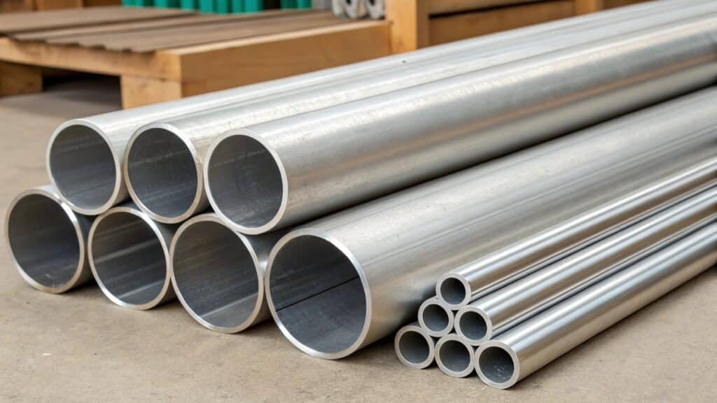 A chart comparing the stiffness (modulus of elasticity) of aluminum and steel, with the steel bar being significantly higher.